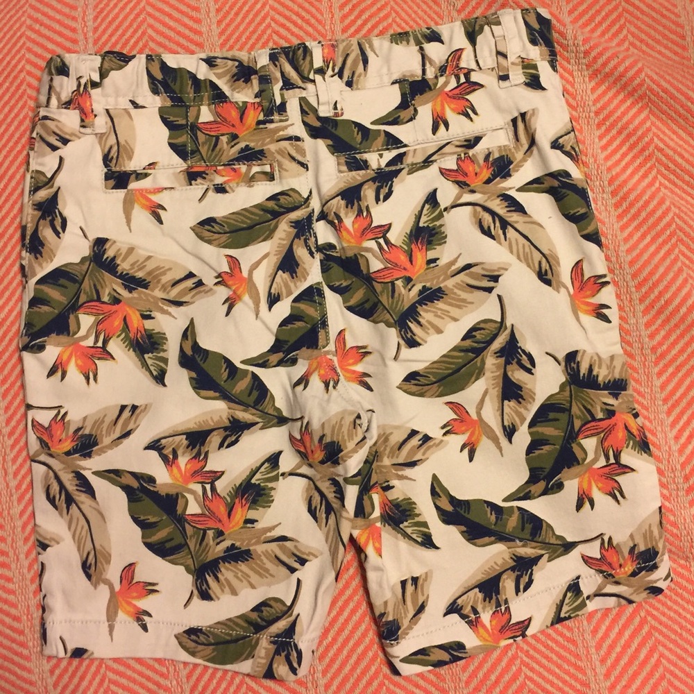 Khaki Tropical Shorts | Wonder Nation | Size 18